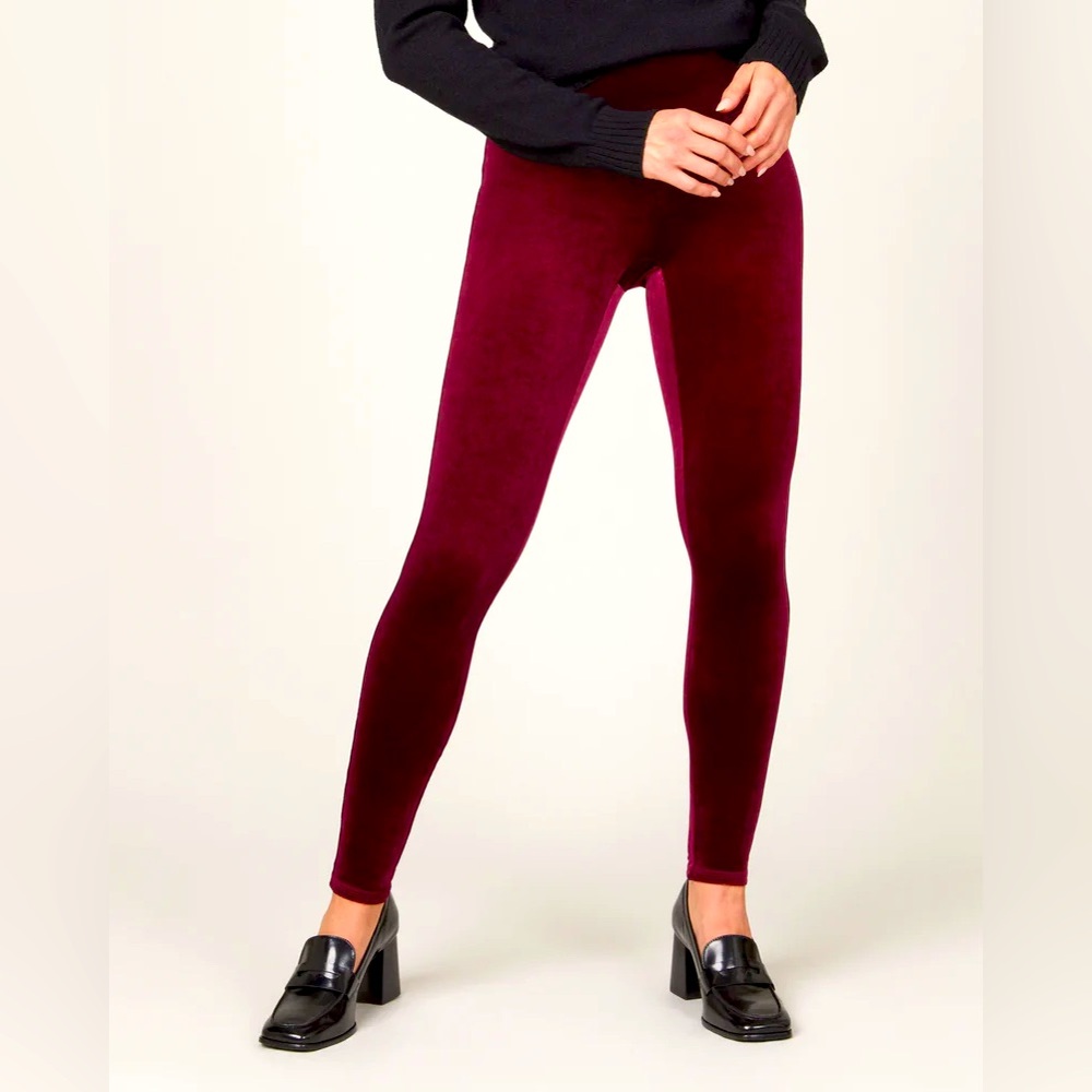 SPANX Burgundy Leggings